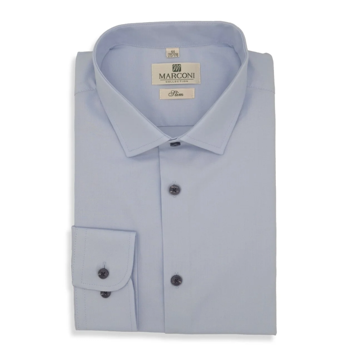 Błękitna koszula męska J285GG